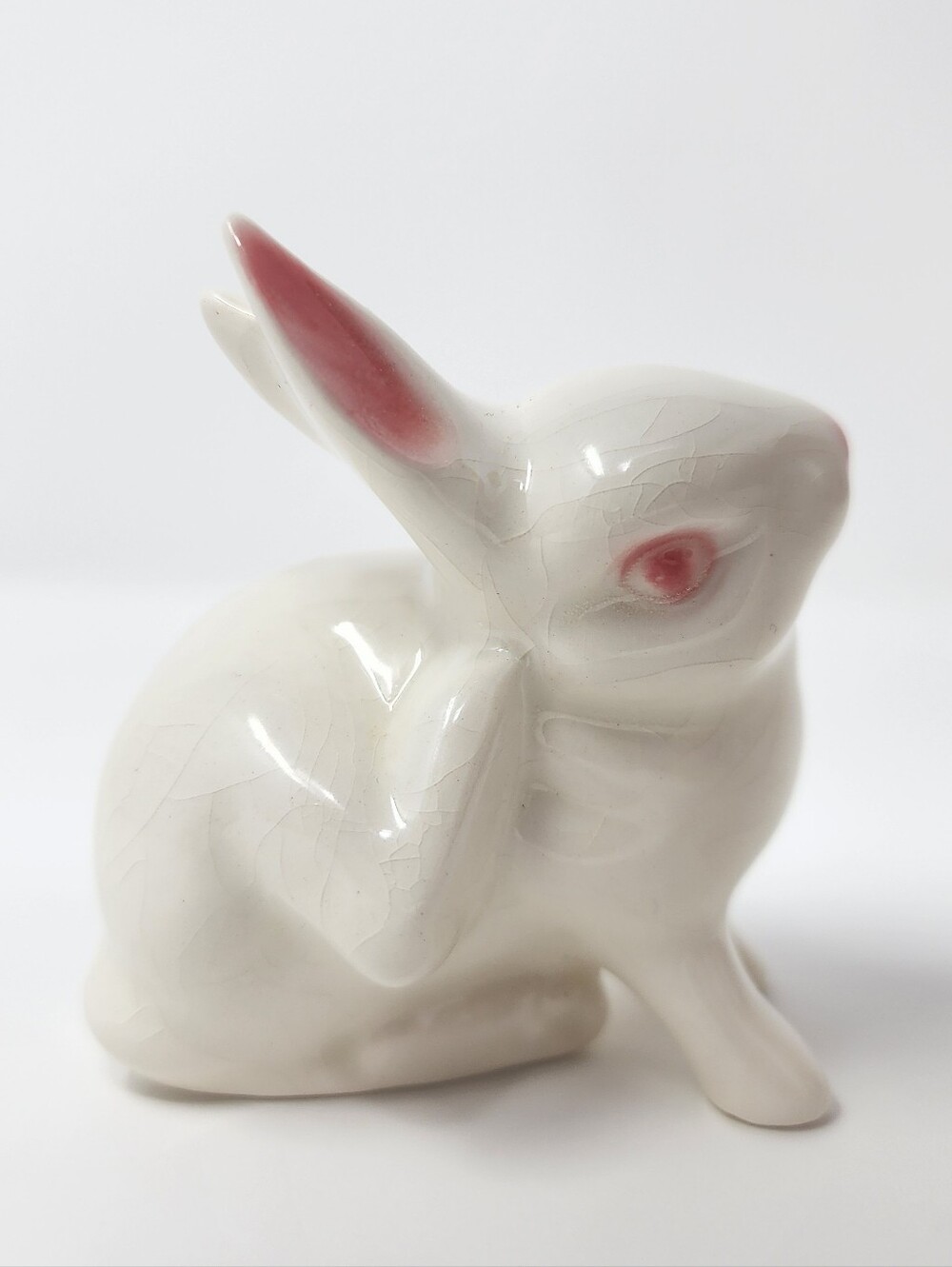 Vintage Goebel White Porcelain Rabbit Figurine